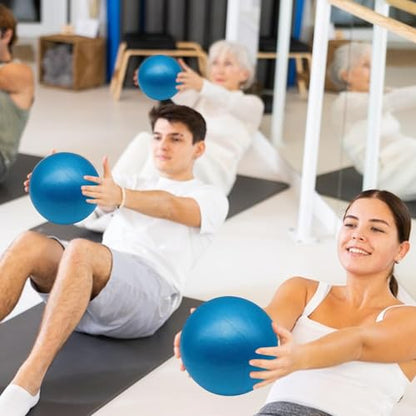 Small Pilates Ball | 6 Inch Exercise Ball for Home Stability Training | 15cm Yoga Balls Small | Mini Soft Gym Balls Equipment for Physical Improves Balance Core Strength