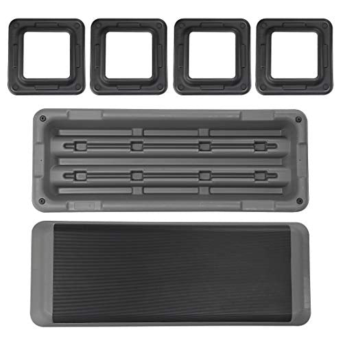 HomGarden 28.15" & 43" Adjustable Workout Aerobic Stepper in Fitness & Exercise Step Platform Trainer Stepper