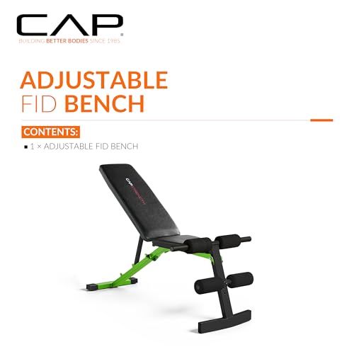 CAP Strengh Adjustable FID Bench -Multiple Colors