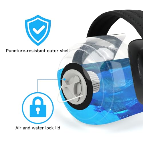 Aqua Bag Workout, Adjustable Training Bag and Power Bag with Water, Core and Balance Trainer, Portable Stability Fitness &Full Body Exercise Equipment for Weight