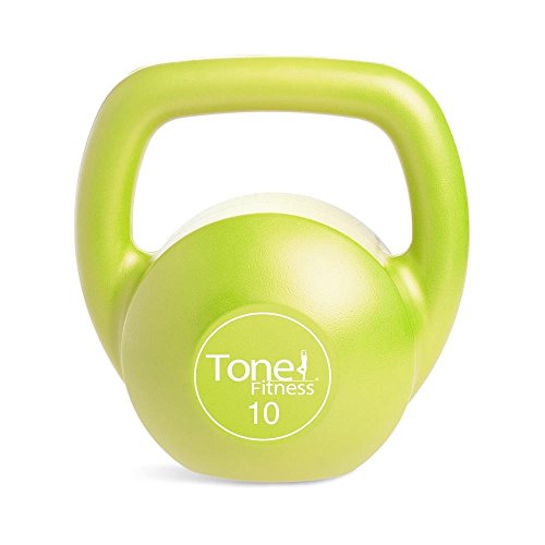 Tone Fitness Kettlebell - color: Lime, 10 Pounds