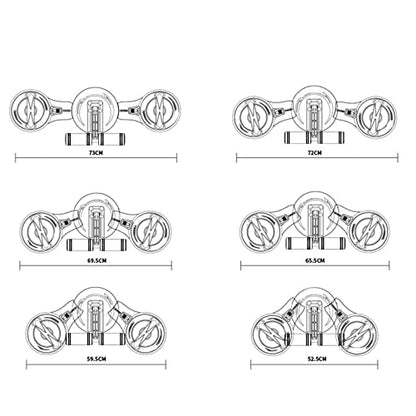 Vaveren Push up Handles Strength Training Nonslip Grip Pushups Push up Bar Multi Functional for Muscle Building Fitness Gym Floor