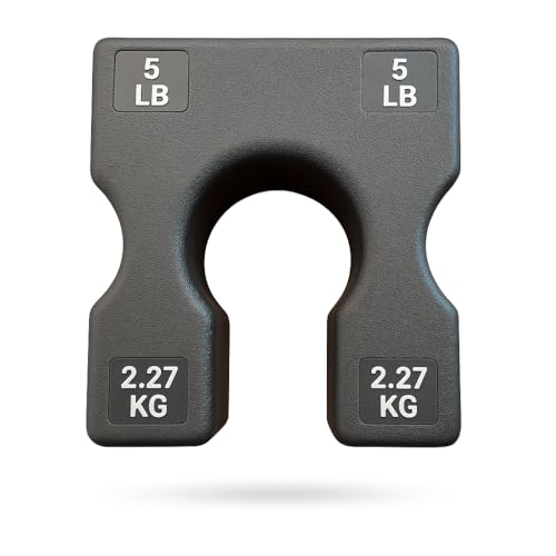 2.5 LB and 5 LB Weight Stack Add On – Weight Stack Adapter Plate for Home Gym & Exercise Machines, Add Resistance to Weight Stack, Incremental Weight Adjustments for Improved Strength Training Results - size: 5 LBS
