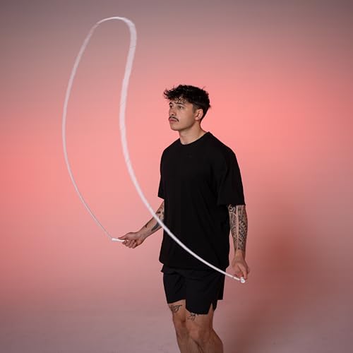 Swissskip Beaded Jump Rope Swissskip by Dayan Kolev; Unique Beaded Rope for Mastering Jump Rope Skills and Tricks - color: White