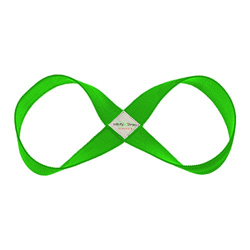Infinity Yoga Strap for Stretching - Stretch - color: Aurora, size: Small 13"-16"