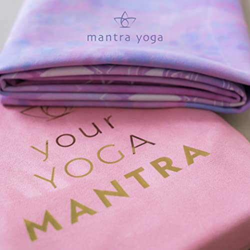 Mantra Yoga Travel PRO 1.5mm with Knee Pad - Foldable Fitness & Exercise Mat with Bag | Lightweight, Compact & Eco-Friendly | Non-Slip & Washable | For All Types of Yoga | 72" L x 24" W | 2.6 lbs