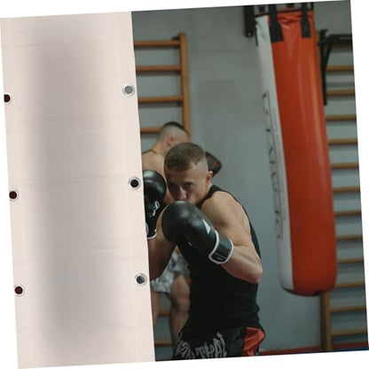 BESPORTBLE Empty Hanging Boxing Sandbag Wall Target 110x40cm Fitness Triplet Punching Bag for Martial Arts Training and Home Workout
