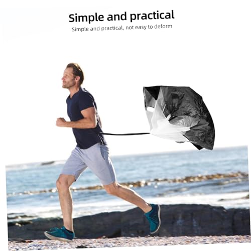Abaodam Running Speed Training Parachute with Waist Belt Lightweight Resistance Umbrella for Endurance and Soccer Training for Athletes and Adults