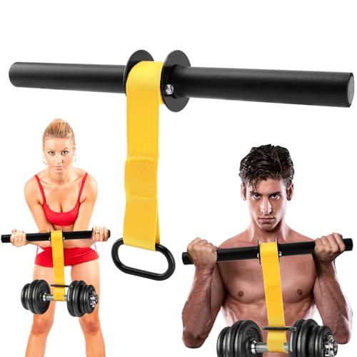 Forearm Strengthener and Wrist Roller,Forearm Trainer with Thicker Handle and Adjustable Strap,Grip Strength Trainer for Hand, Wrist