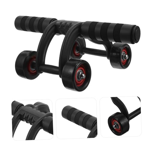 GANAZONO Ab Roller Wheel for Abs Workout Portable Fitness Equipment with Anti-skid Handle Supports up for Home Exercise Suitable for Men and Women