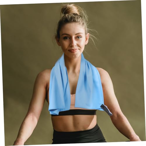 FOMIYES Quick-Dry Superfine Fiber Sports Towel 40x80cm Breathable Mesh Bag, Ultra Soft Sweat-Absorbing Travel and Outdoor Camping Towel for Gym, Hiking, Yoga