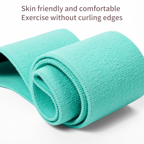Glute Bands and Stretch Strap Set, Booty Band with 11 Loop Stretch Band for Women, Pilates, Yoga, Leg and Glute Workout, Flexibility Training and Home Exercise - color: Blue+Green