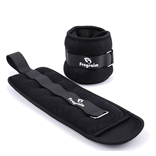 Ankle Weights, 1/2/3/4/6/8/10 LB 1 Pair Wrist Leg Arm Weight for Women, Men - color: Black, size: 1.5 lbs x2