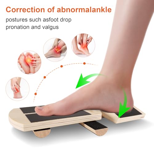 Ankle Balance Board for Physical Therapy & Fitness, Exercise Balance Pad with Non-Slip Surface, Improves Ankle Mobility & Stability for Pilates, Calf Raises & Rehabilitation