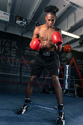 TITLE Boxing Power Stance Resistance Bands - Resistance Bands, Strength Training Equipment, Exercise Bands, Resistance Bands for Working Out, Workout Bands, Fitness Equipment, Resistance Band Set