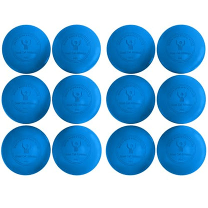 GCA Pro Lacrosse Official Game Ball NFHS College Approved Velocity 6 Pack LAX Field Tournament Rubber Practice (Blue, 6 Balls)