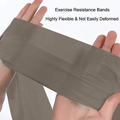 Resistance Bands, Elastic Exercise Bands for Home Workout, Physical Therapy, Recovery, Yoga, Pilates, Strength Training, Lightweight Fitness Band for Seniors, Adults, Pregnant Women