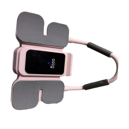 kowaku Abdominal Wheel with Phone Holder Practical Unisex Fitness Equipment Multifunctional Beginners Home Abdominal Muscle Training - color: Pink