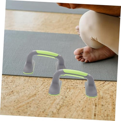 Sosoport Push up Rack Handle Fitness Equipment Pushups Board Board Home Gym Equipment at Home Handstand Bars - color: Green
