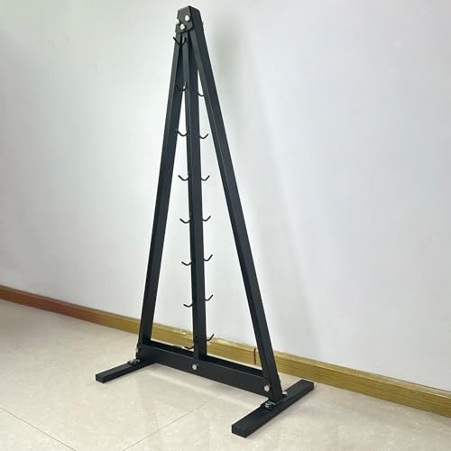 BLUSLM Lat Pull Down Bar Gym Accessory Rack, Lat Pulldown Attachments Cable Attachment Storage Rack for Mag Grip - Home Gym Fitness Heavy Duty A-Frame Stand - color: BIG S-ZHIJIA