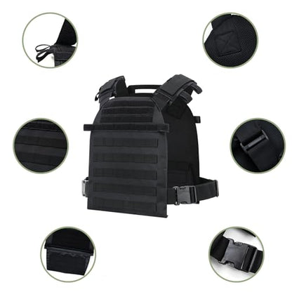 Weighted Vest for Men & Women,Adjustable Strength and Endurance Training Tactical Vest,Suitable for Workout,Running,Strength,Fitness