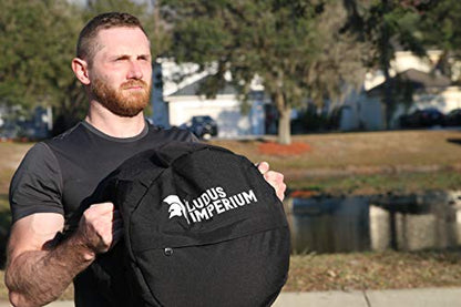 Round Fitness Sandbag 150/100/50 LB with Two Handles - Heavy Duty Workout Sandbags for Training, Fitness, Cross-Training & Exercise, Workouts, Sandbag Weights