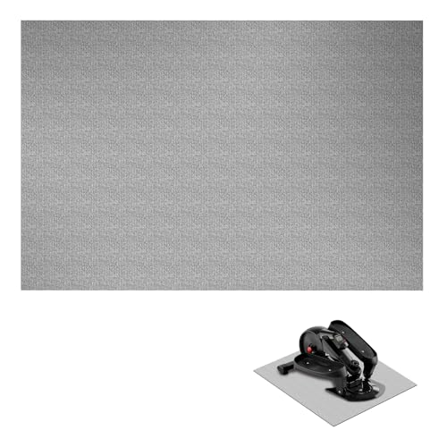Double Non-Slip Workout Mat for Ellipse Leg Exerciser, Ellipse Machine Mat, Exercise Mat for Under Desk Ellipticals, Suitable for Electric Seated Foot Pedal Exerciser, 23.6" × 19.7"