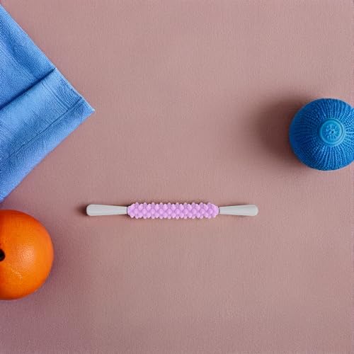 Yoga Massage Stick Trigger Point Roller Stick for Deep Tissue Muscle Therapy, Shoulder and Back Massage Tool for Post-Workout and Fitness