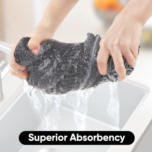 HOMEXCEL Grey Bath Towels 2 Pack, Microfiber Bathroom Towel, Super Soft Highly Absorbent Bath Towel Set, Quick Drying Towels for Sport, Yoga, SPA, Fitness