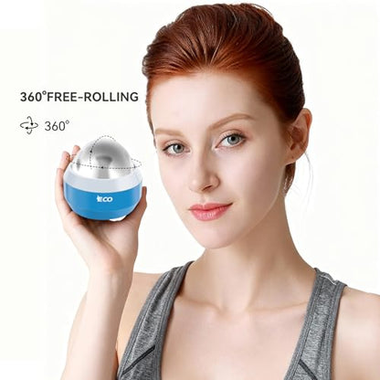 Cold Massage Roller Ball - Ice Roller Ball for Muscles Deep Tissue, Cold & Heat Therapy, Plantar Fasciitis Roller