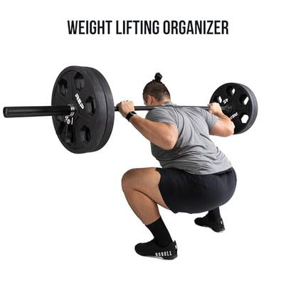 Rep Fitness Gun Rack Barbell Storage - Olympic Bar Storage, 3 Bar or 8 Bar Options
