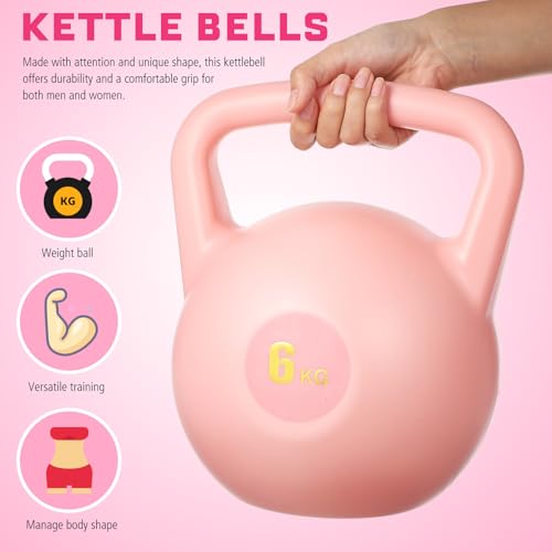 Water Filled Kettlebell PE Material Soft Exercise Equipment for Men Women Safe Rounded Design Multipurpose Training for Home Gym Travel Workouts