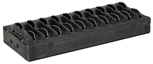 Buyers Products 3013531, 12 Inch Steel Grip Strut Tread, Anti-Slip Stair Step, Carbon Steel, Plain Finish, Pre Cut, Mounting End Plates, Bolt Holes, Superior Traction for Truck & Trailer Steps, Black - color: Black