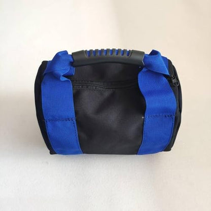 Kettlebell Sandbag Bag Only with Handle - Sand Weights Bag for Functional Fitness, Boxing, Bodybuilding (Sand Not Included) - color: Blue