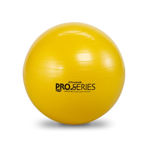 THERABAND Standard Exercise Ball - color: Yellow - 18 in.