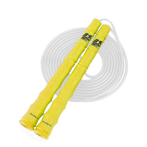 Buddy Lee New Versa Trainer Jump Rope – Yellow – Adjustable Speed Rope for Fitness, Cardio & Training –Lightweight, Durable & Ergonomic Handles