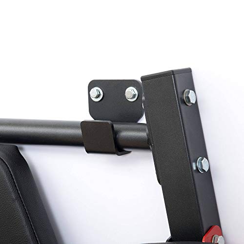 Marbo Sport Pull-Up Bar, Wall Mount, Adjustable, Alloy Steel, Black (150 kg)