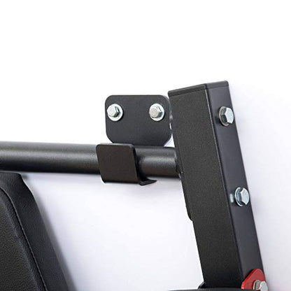 Marbo Sport Pull-Up Bar, Wall Mount, Adjustable, Alloy Steel, Black (150 kg)
