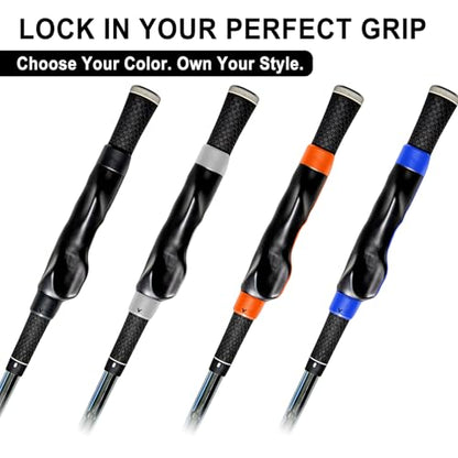 Golf Grip Trainer, Grip Trainer for Golf Clubs - Right Hand Golf Training Aid with Ergonomic Design, Corrects Golf Grip Posture and Improves Swing Accuracy