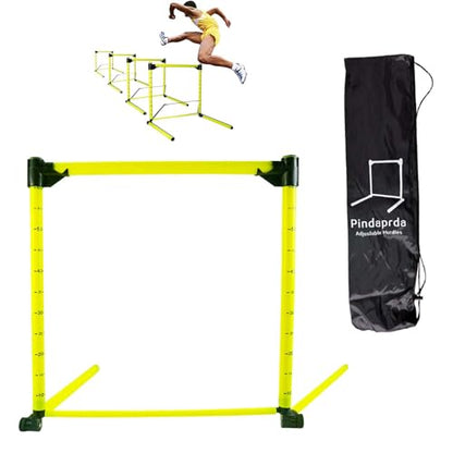 1PC Adjustable Hurdles Detachable Agility Training Equipment with Scale, Football Practice Hurdle for Track And Field, Indoor & Outdoor Jumping Speed Hurdles for Athletes, Soccer, Basketball