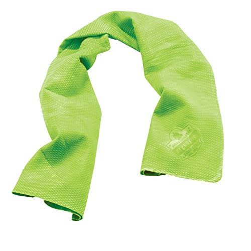 Ergodyne Chill Its 6602 Cooling Towel, Long Lasting Cooling Relief,Lime 29.50" x 0.50" - color: Lime