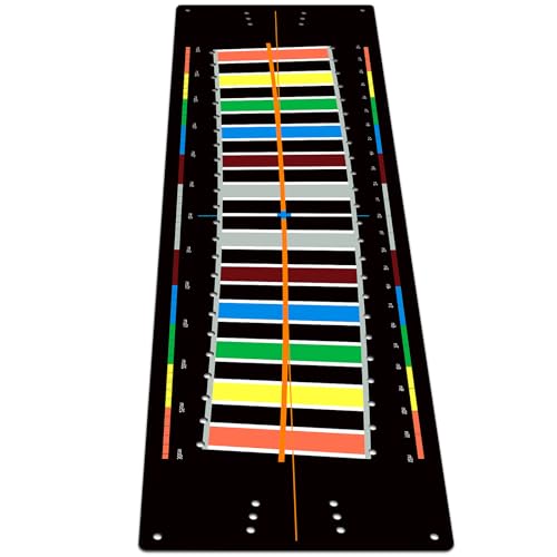 Golf Putting Mats Practice Indoor 30 x 8.27 Inch Golf Putting Practice Training Aid Alignment Track Green Mat Exercise Putter Training Supplies - color: Multicolor