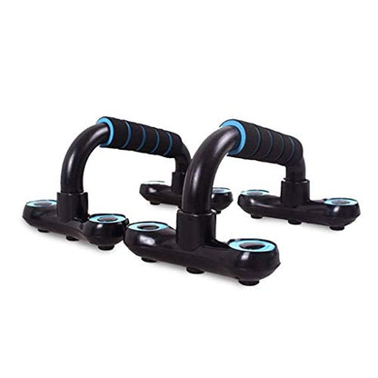S Shape Push-up Stand Aluminium Alloy Home Fitness Chest Training Equipment