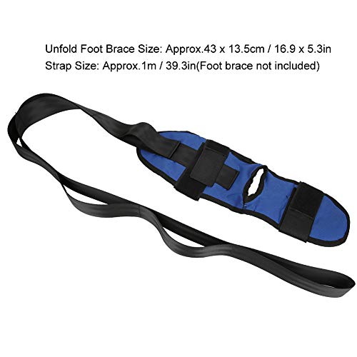 Professional Stretching Belt for Yoga Pilates, Rehabilitation Strap Leg Training Belt, Super Long Stretch Belt with Multi - Ring Buckle Design, Perfect for Athletes Dancers Physiot