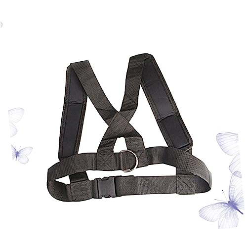 Adjustable Heavy Duty Sled Fitness Harness with Padded Shoulder Strap for Resistance Training and Strength Workouts No-slip Belt System for Running and Endurance Exercises