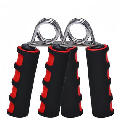 2 Pcs Soft Foam Hand Exerciser，Strengthen Hand Grip Exerciser for Quickly Increasing Wrist Forearm and Finger Strength（Red）
