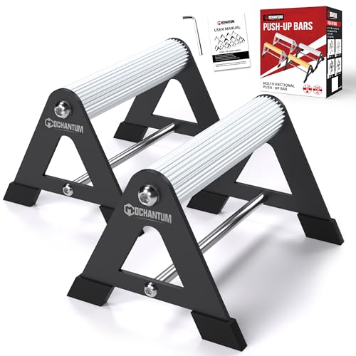 Aluminum Push Up Board with Resistance Bands, 1100 lb - color: 6.5inch-Black-AI&304SUS
