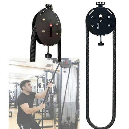 Adjustable Resistance Cable Pulley Machine, Endless Rope Trainer Adjustable Resistance 3-30kg/6.6-66lb, Portable Home Gym Equipment For Grip, Tricep, Back, Body Coordination