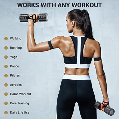 Sportneer Adjustable Dumbbells Hand Weights Set: 5 lb Dumbbell Set of 2 Each 2lb 3lb 4lb 5lb Free Weights Fast Adjust Weight 4 In 1 Weights Dumbbells Set for Women Men Home Gym Exercise Training - color: Carbon Black