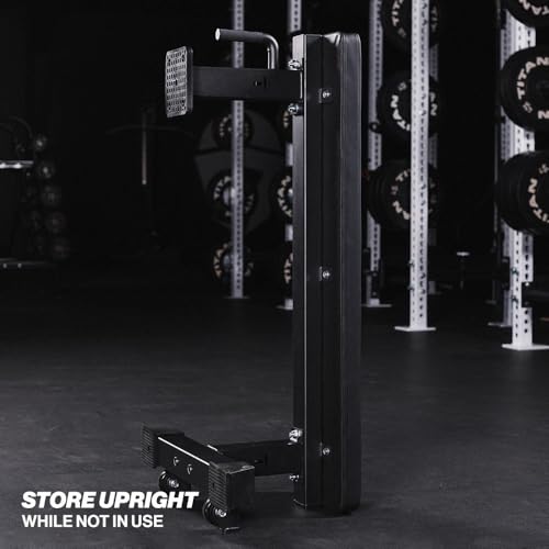 Titan Fitness Elite Series Single Post Flat Bench, Rated 1,000 LB, 2.5" Thick HeftyGrip Vinyl Pad, Dedicated Home Gym Competition Weightlifting & Strength Training Utility Bench - color: Black